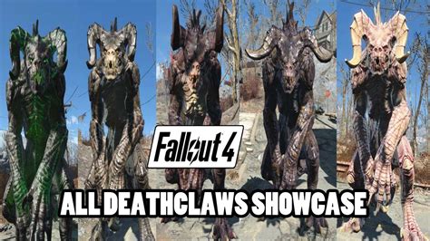 all fallout 4 deathclaws|More.